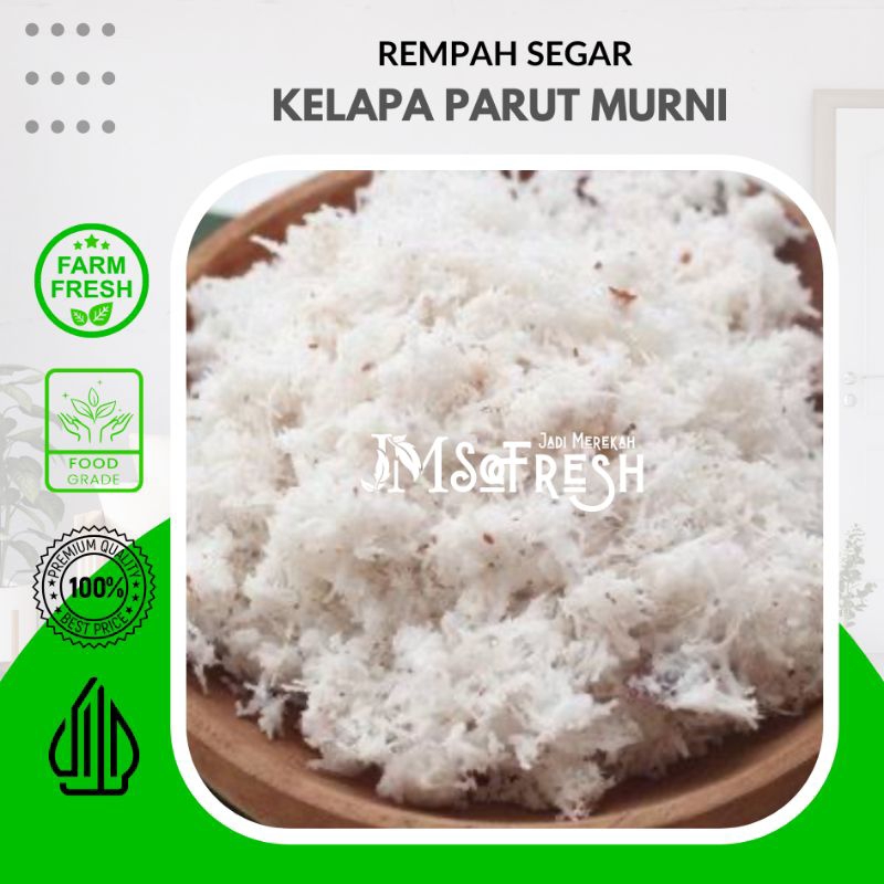 

[JM_SoFresh] Kelapa Parut Murni 1 Butir Kelapa