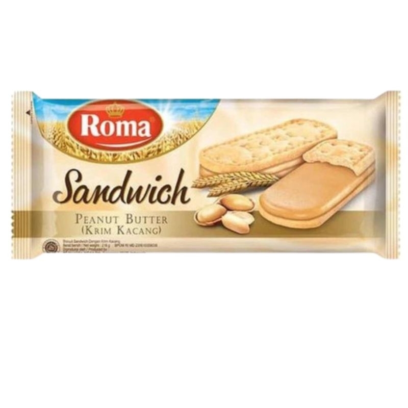 

Roma Sandwichi Peanut Butter 206Gr