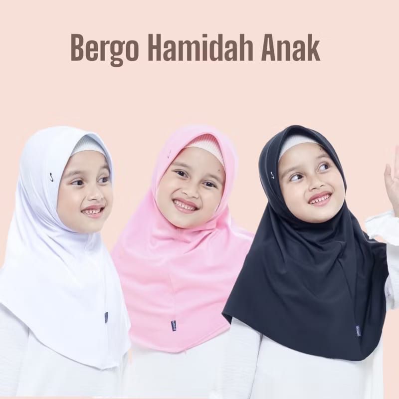 ORI Bergo Hamidah Oval Anak TK/SD {Ready Makassar}
