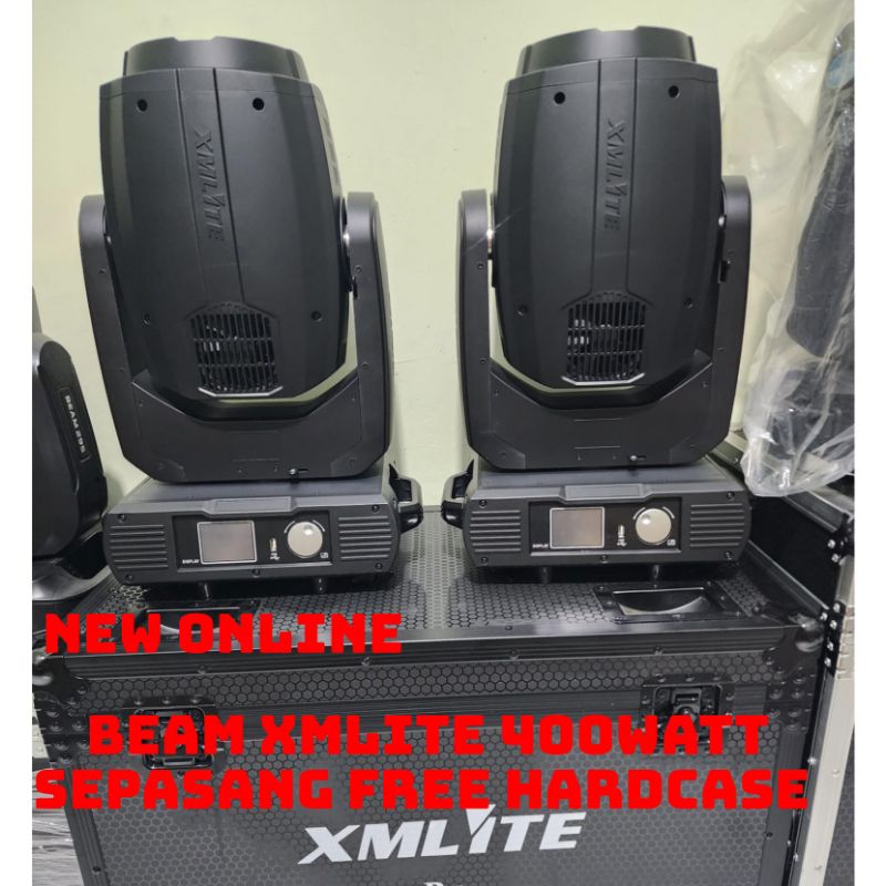 BEAM XMLITE 400WATT SEPASANG FREE HARDCASE