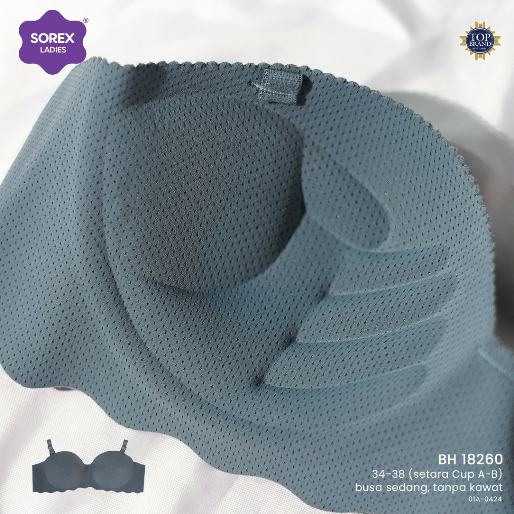 Erk716 (isi 2 pcs) Sorex Push Up Bra/BH Seamless Sorex 18260 Cup A ke B 1/2 Cup Tanpa Kawat Life