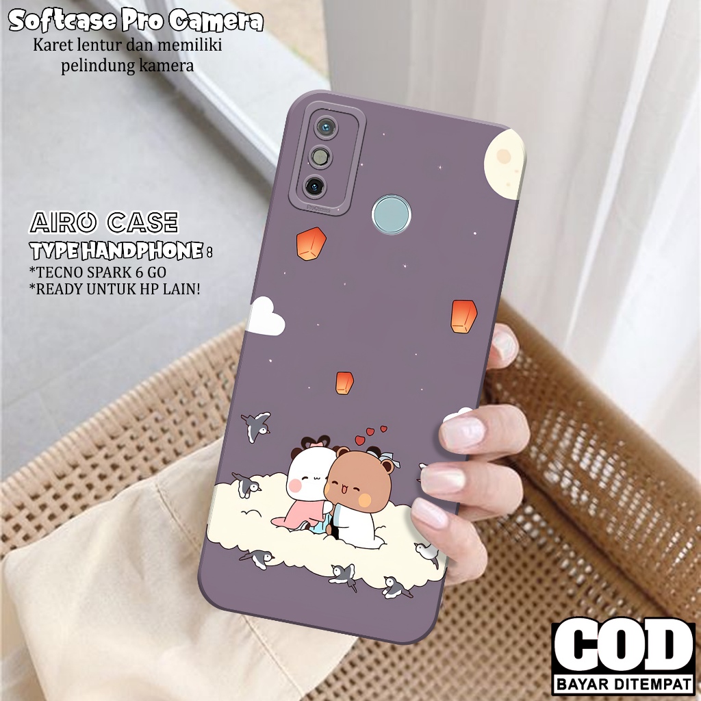 Case TECNO SPARK 6 GO - Softcase TECNO SPARK 6 GO - Fashion Case KARTUN - Casing TECNO SPARK 6 GO - 