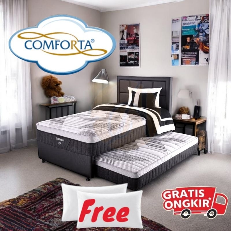 Set springbed comforta 90 100 120 140 sorong star family Promo Murah Laris