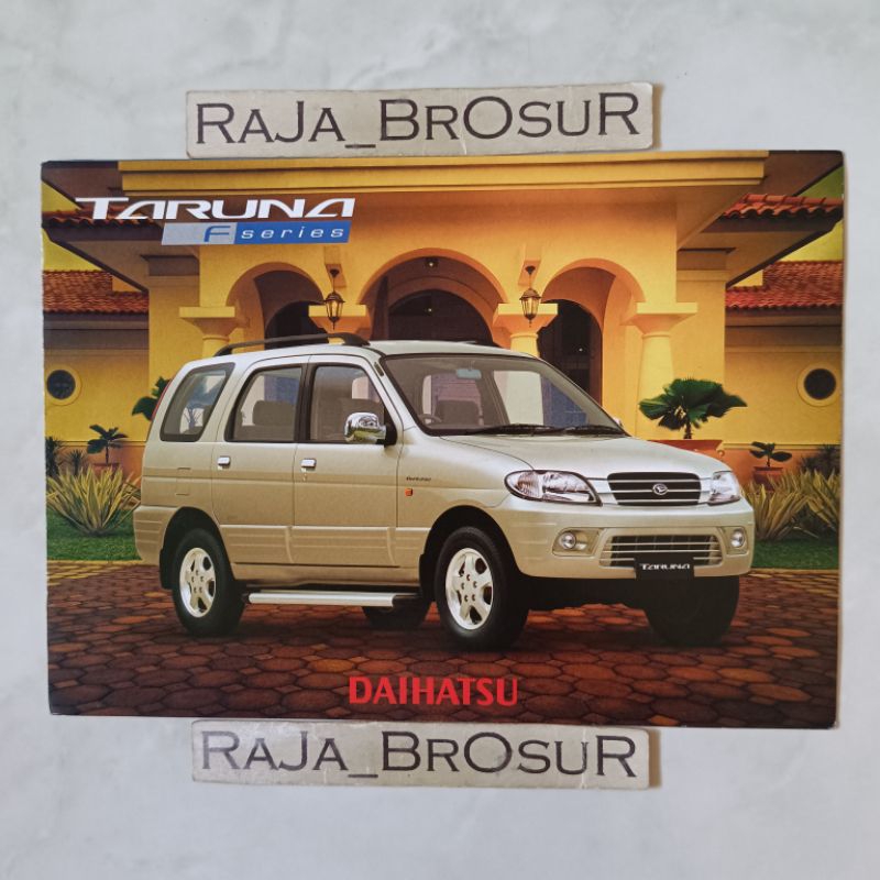 Poster brosur katalog leaflet jadul lawas Daihatsu Taruna F Series 2001