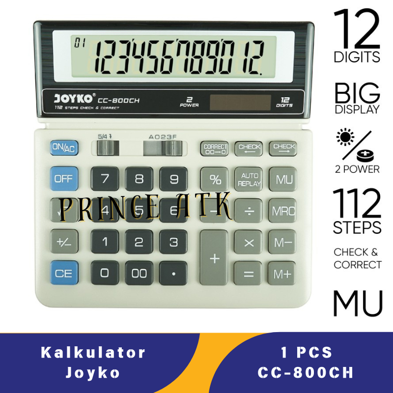

KALKULATOR / CALCULATOR JOYKO CC-800CH / 12 DIGIT