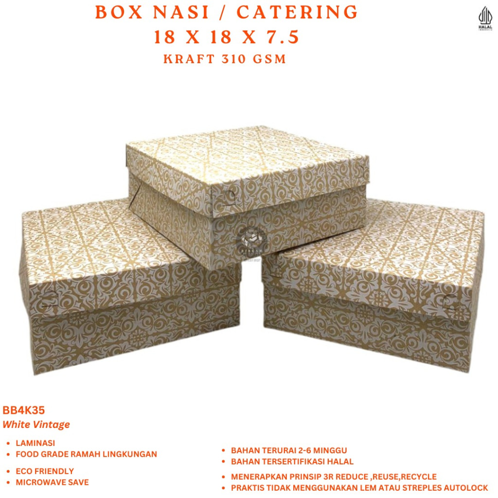 

Box Catering Dus 18x18 Dus Nasi 18X18 (BB4K35-18X18X7.5)