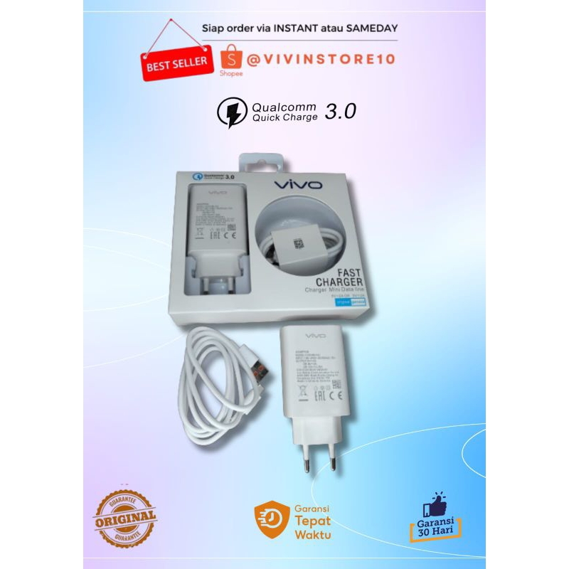 Terlaris Charger Original Vivo Y12i Casan Vivo Y17 Carger Vivo MicroUsb Charger vivo Y12 Casan vivo 