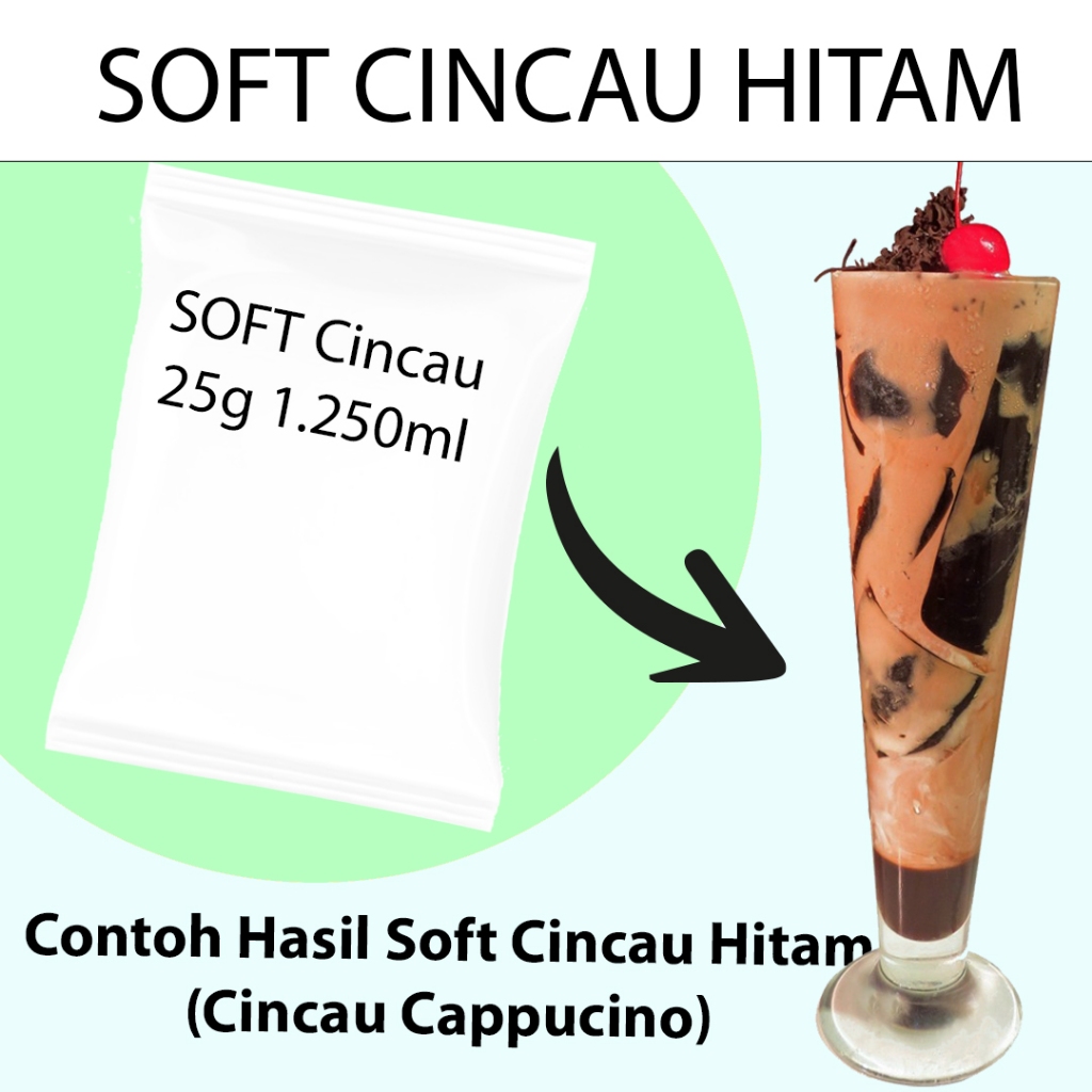 

Soft Cincau Hitam @25gr Los