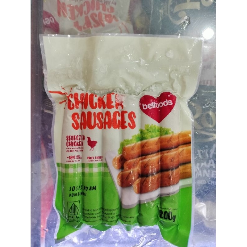 

Belfoods chicken sausages 200g