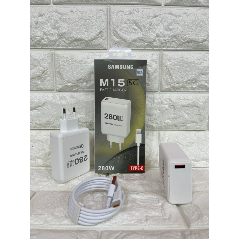 Charger Ori Fast Charging Samsung M15 5G 280W Casan Micro & Type C