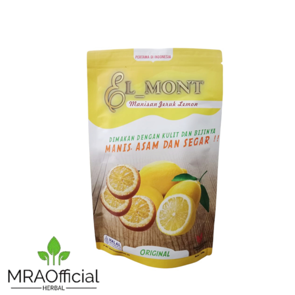 

ELMONT Manisan Jeruk Lemon | Camilan Sehat Jeruk Lemon | El Mont Manis Asam & Segar