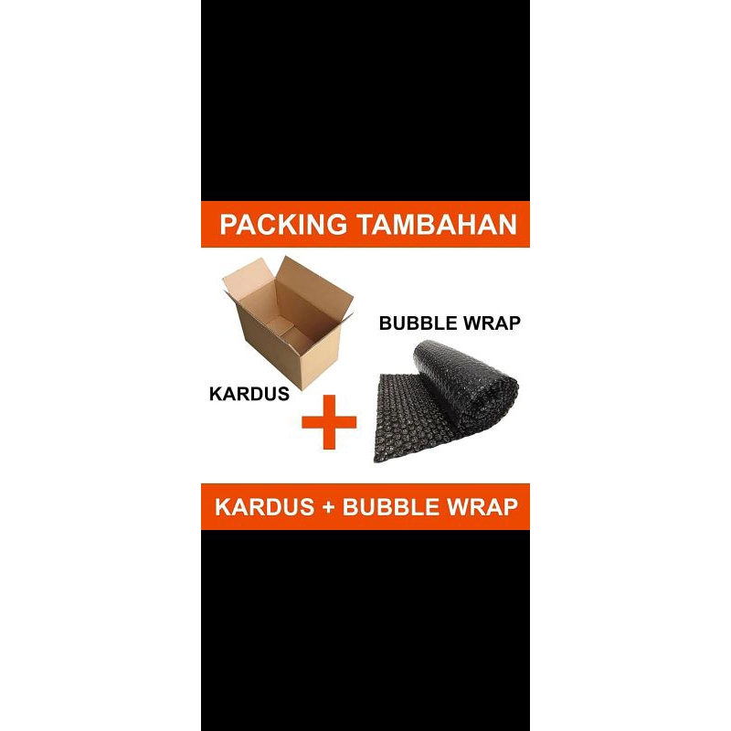 

Bubble Wrab+kardus