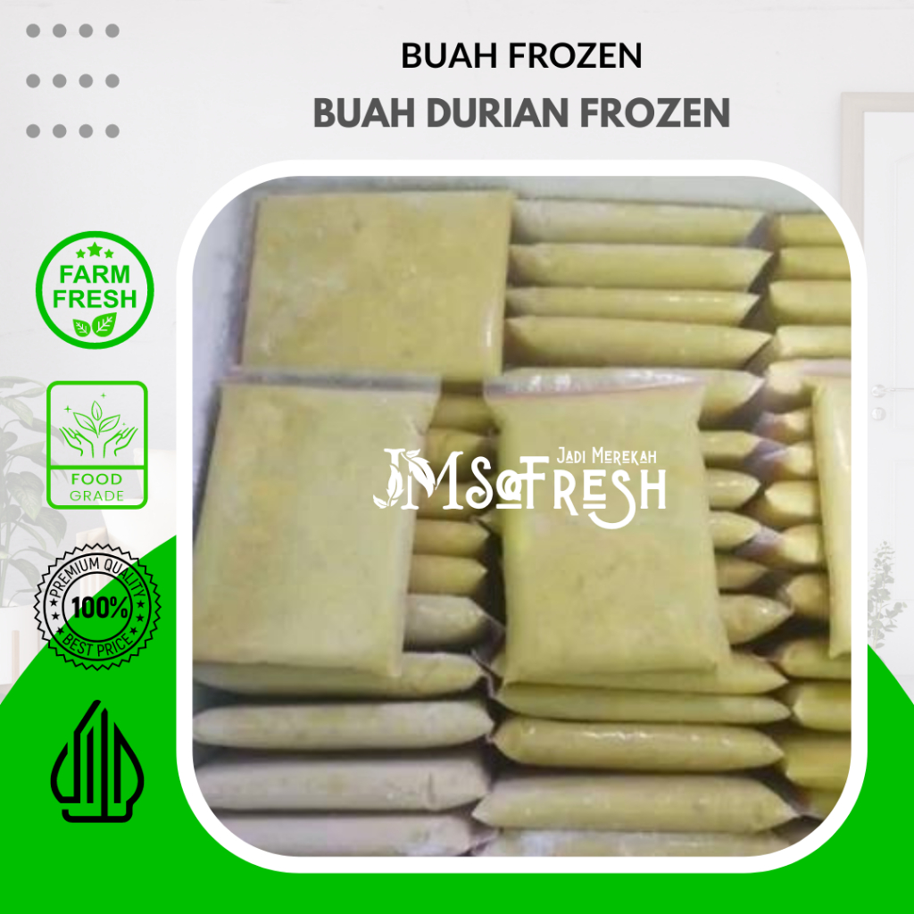 

[JM_SoFresh] Buah Durian Frozen 500 Gram