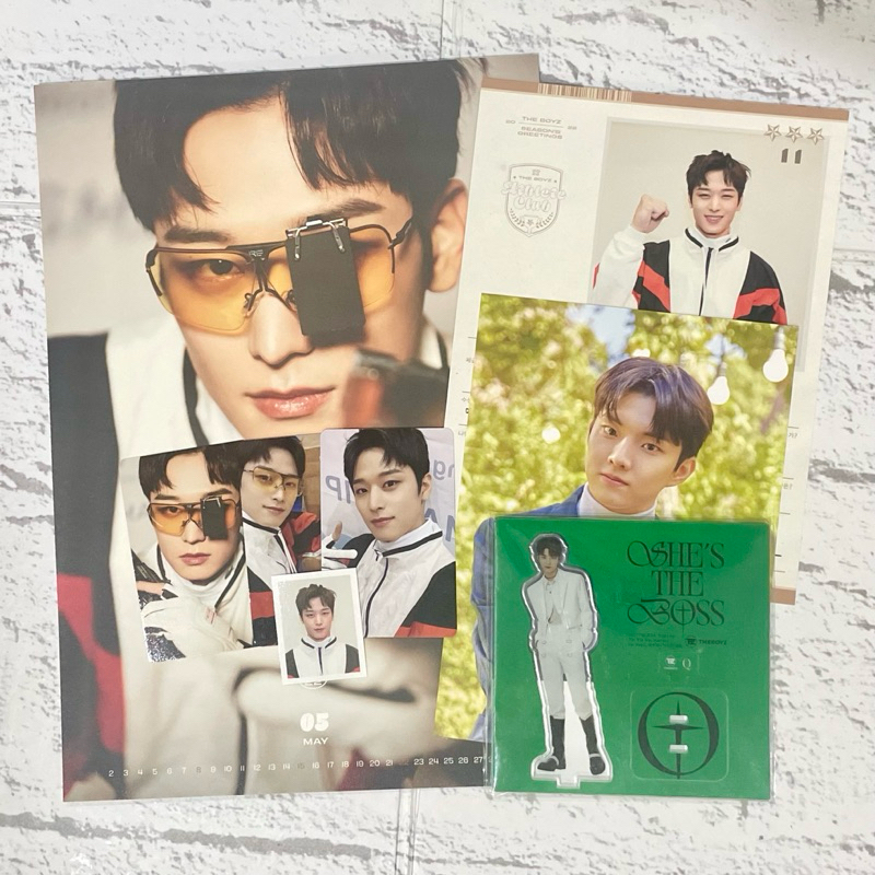 THE BOYZ Juyeon Changmin Q Postcard TBZ University Univ Standee She’s The Boss stb season greetings 