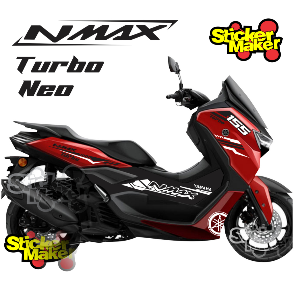 stiker body nmax turbo sticker cutting nmax neo nmax new 2024/2025 stiker variasi motor sticker make
