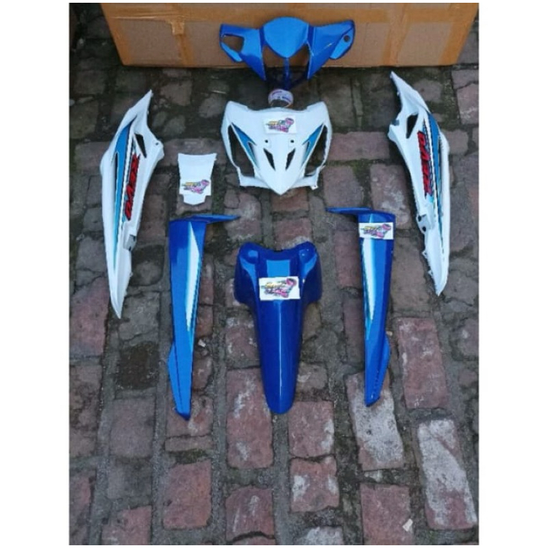 cover body halus fullset honda revo lama bodi full set halus revo old sett stiker striping warna put