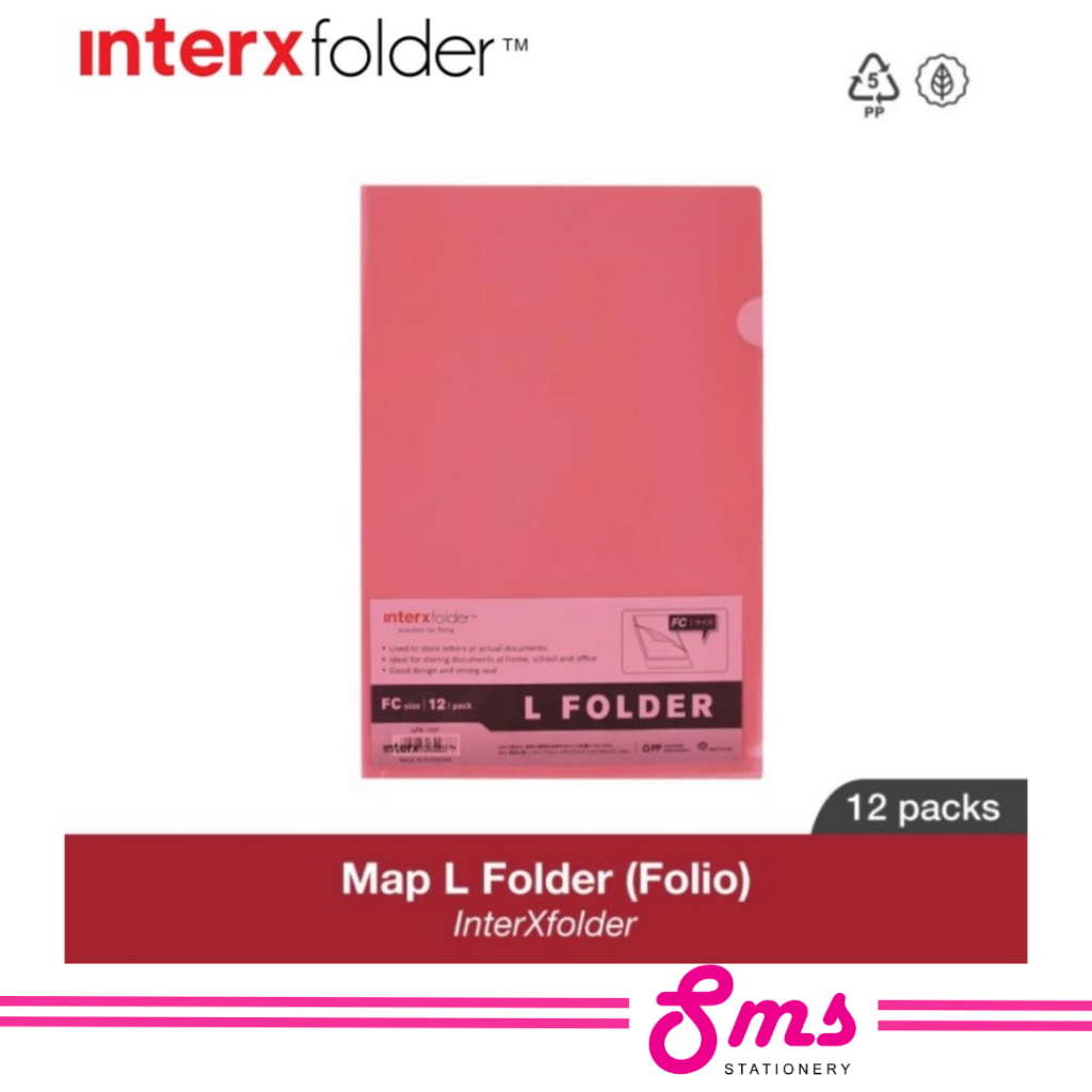 

Interxfolder Map Tebal Plastik Bening F4 (Folio) / Map L FC - Transparan