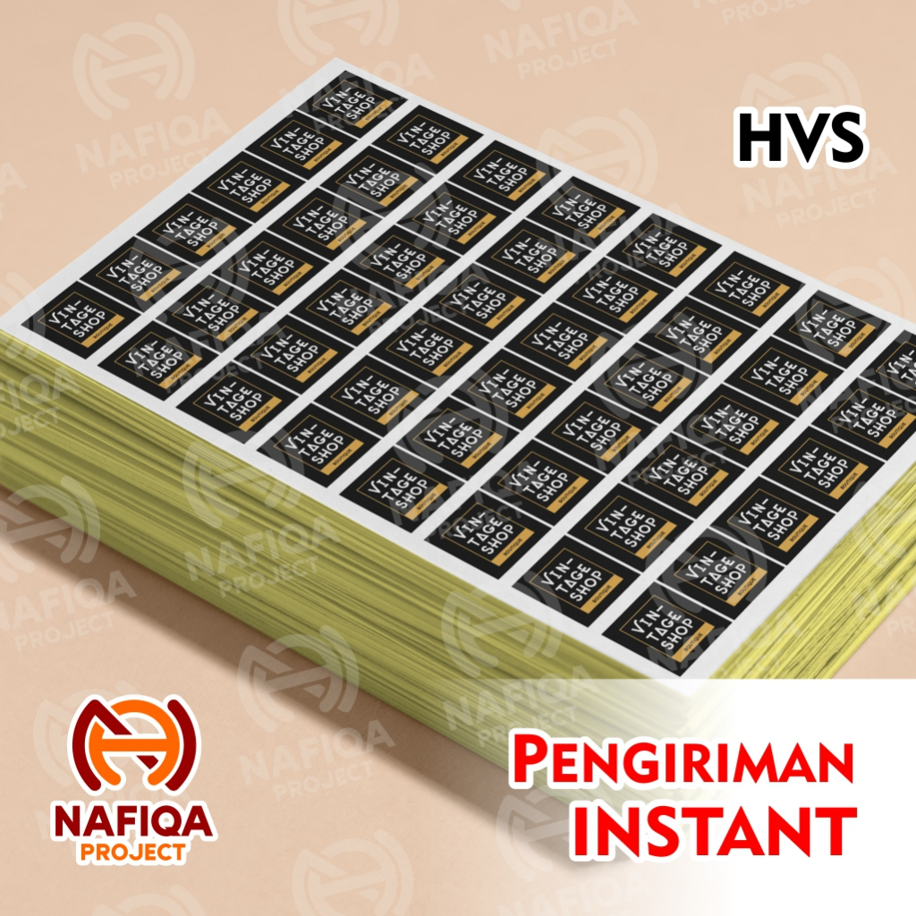 

[INSTANT] CETAK STIKER HVS A3+ (Tanpa Cutting)