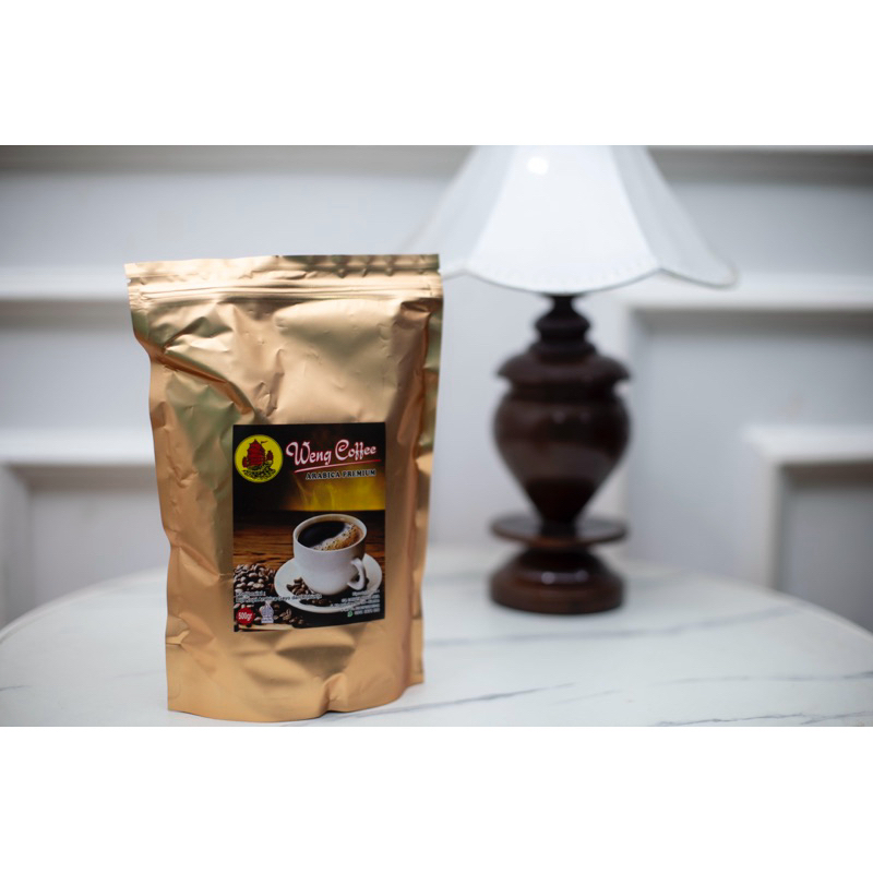 

Kopi Bubuk Weng Coffee ARABICA PREMIUM Asli Pontianak 500 Gram