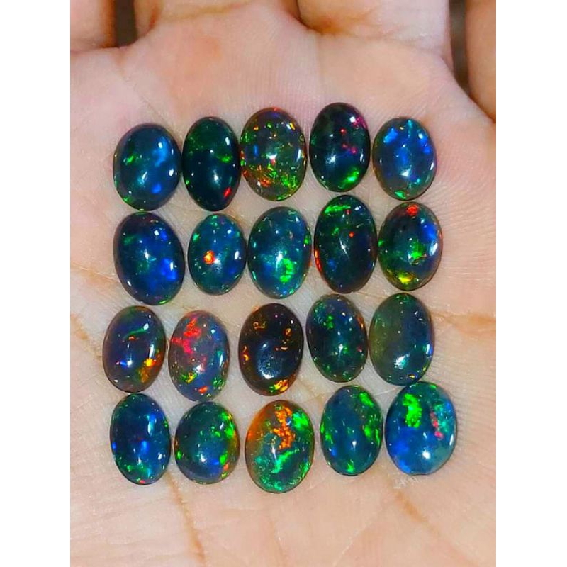 Grosir Lostone Natural Kalimaya Black Opal Ethiopia