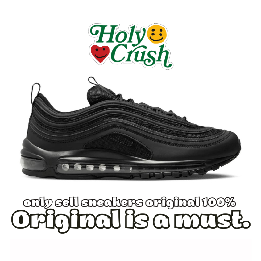 NIKE AIR MAX 97 MEN'S  TRIPLE BLACK - ORIGINAL 100%