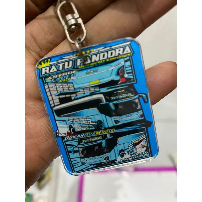 Ganci Bus MSM asyrof Ratu Pandora + stiker