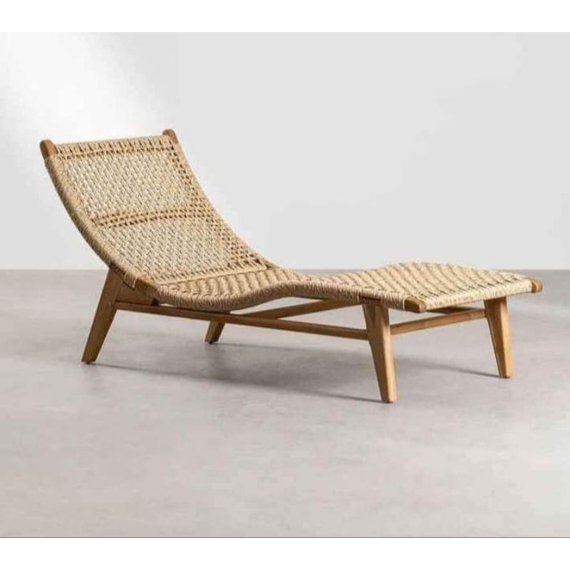 Sun Lounger S rattan kayu jati -furniture