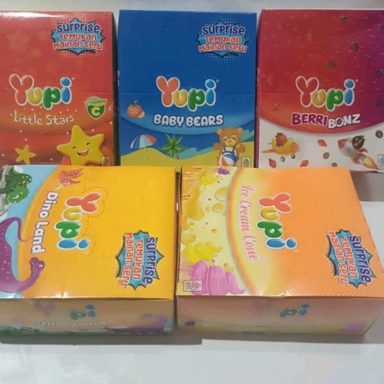 

Permen yupi baby bear 1 box berribonz ice cream litte star yupi gummy fung yupi murah