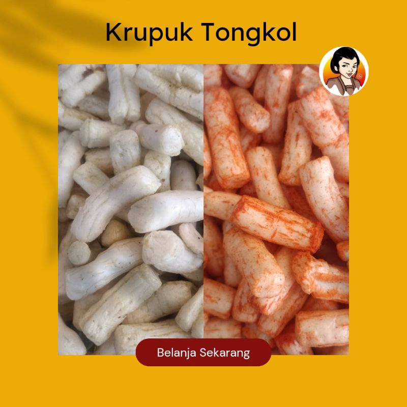 

KRUPUK TONGKOL ASIN/ KRUPUK TONGKOL PEDAS/ CAMILAN MAK'E/ CEMILAN KRUPUK TONGKOL ASLI/ CAMILAN KRUPUK TONGKOL/ JAJANAN KRUPUK TONGKOL/ SNACK KILOAN