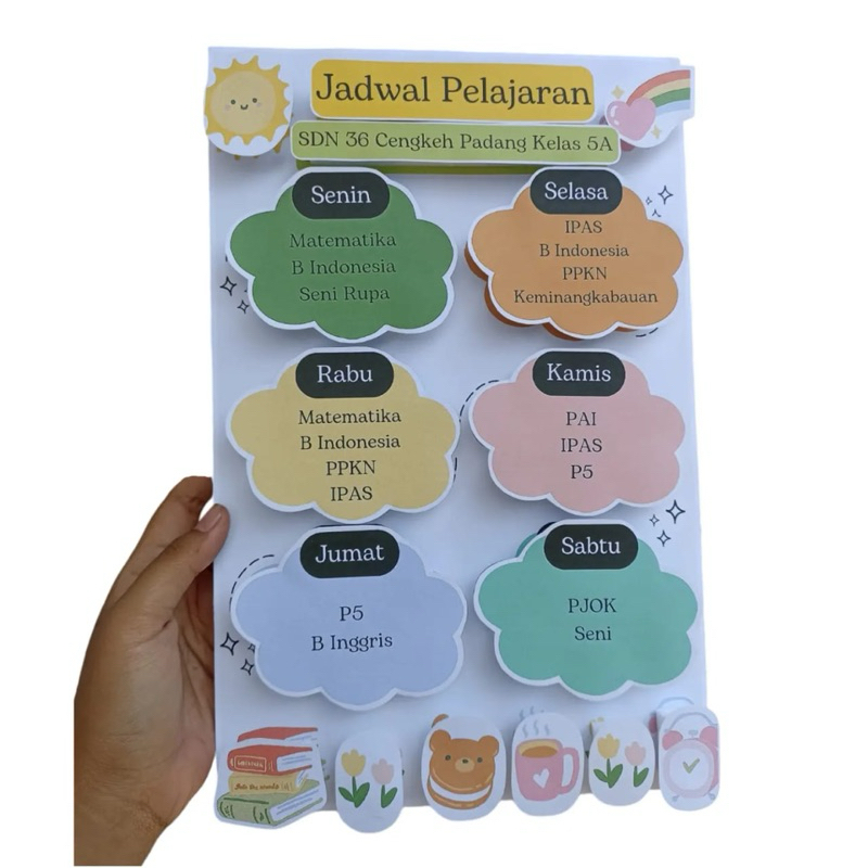 

popup 3d custom POPUP 3D CUSTOM JADWAL PELAJARAN UK F4