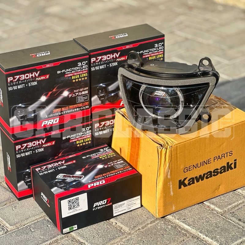 lampu depan ninja rr old/zx original set biled PRO7 P730RV REVOLUTION