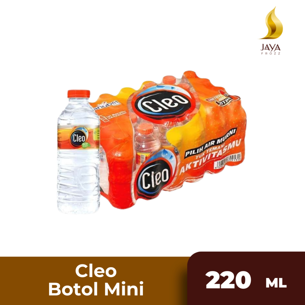 

AIR MINERAL CLEO 220ml (BOTOL MINI)