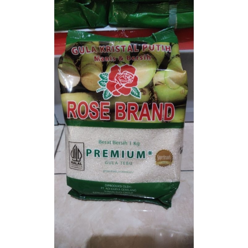 

Gula Kristal Putih Rose Brand 1kg Premium