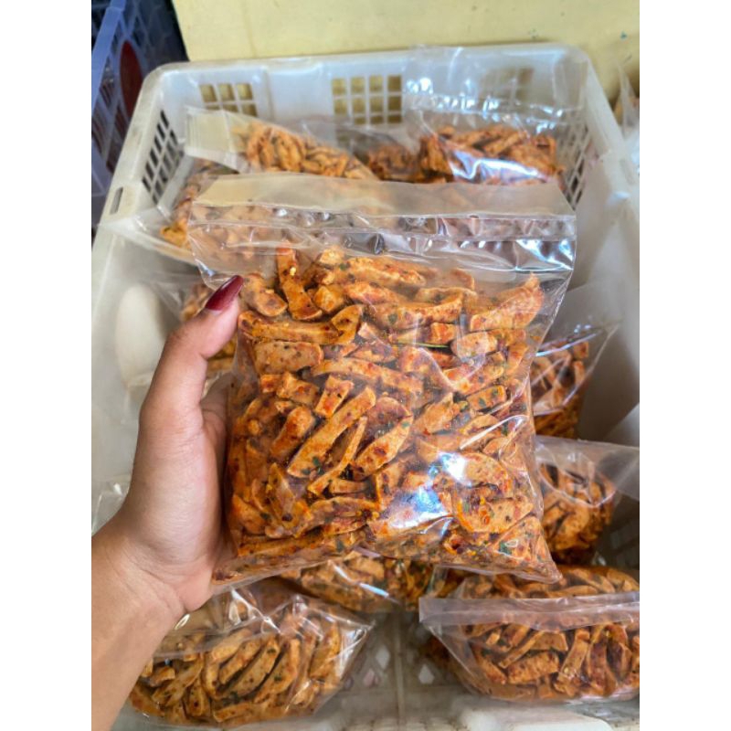 

Basreng pedass ukuran 1/4(250gram)