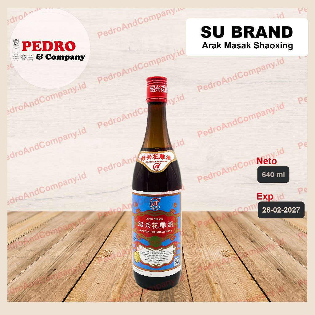 

arak masak su brand shaoxing shao xing huadiao 640 ml - hua tiao jiu