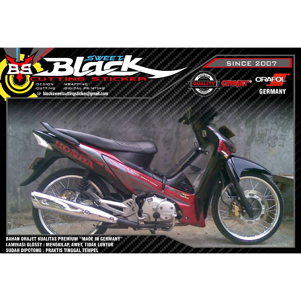 STRIPING SUPRA 125 DOUBLE DISC DD 2006 2007