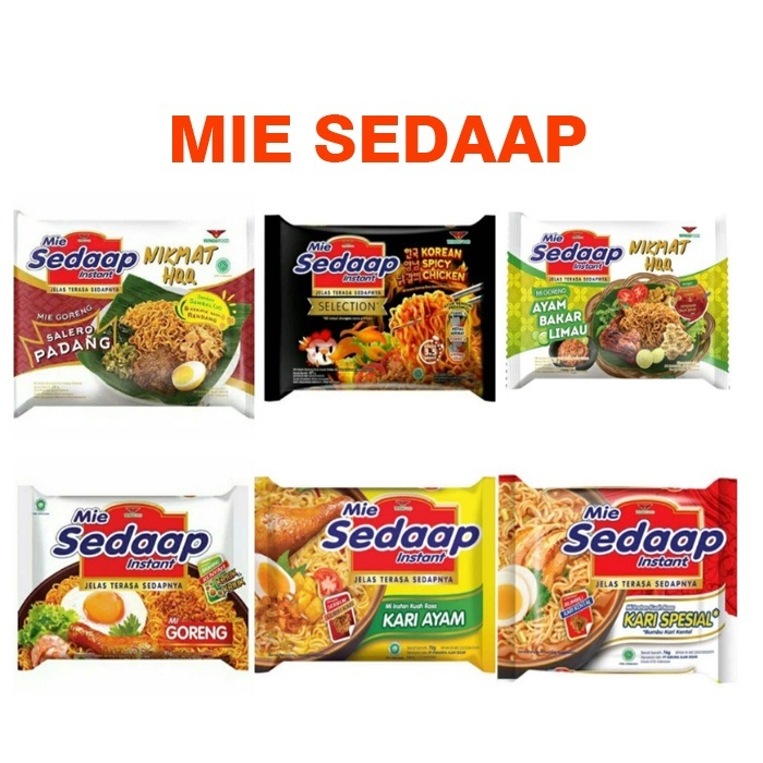 

Mie Sedaap Mie Sedaap All Varian Goreng dan Kuah