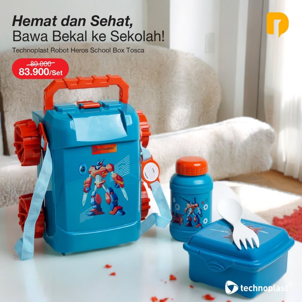 Technoplast Robot Heros School Box Tosca