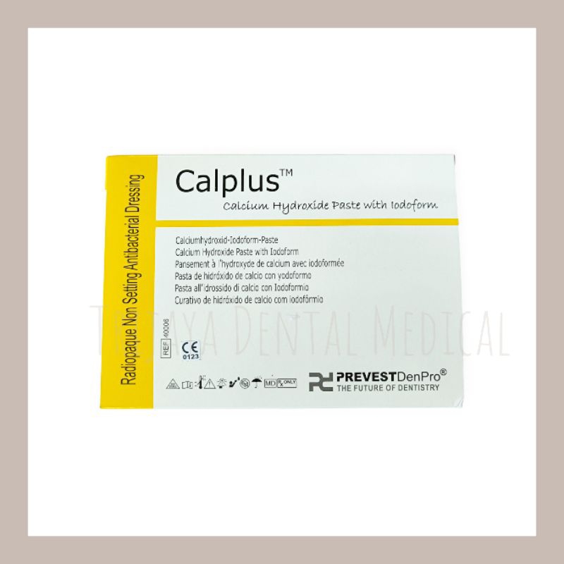 Trijaya Dental Medical Calplus Calcium Hydroxide paste with Iodoform/ Pasta Calcium Hydroxide