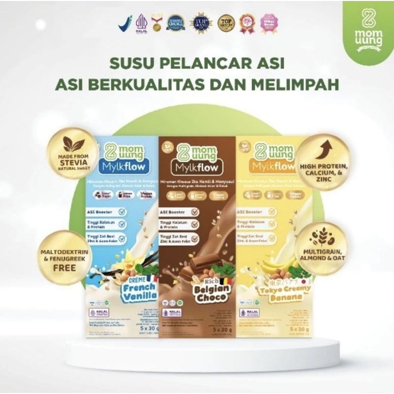 [FREE GIFT] Mom Uung Mylkflow Susu Asi Booster - MomUung Susu Pelancar Asi