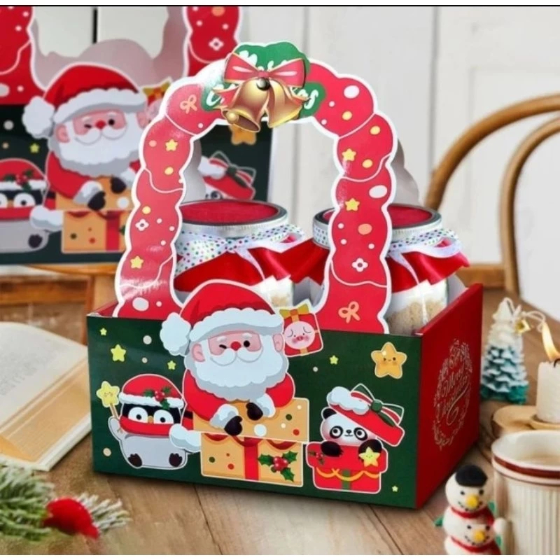 

Box Kue Natal 2 jar 500ml Box Natal 2 jar 600ml Box Souvenir Natal Chistmas Premium