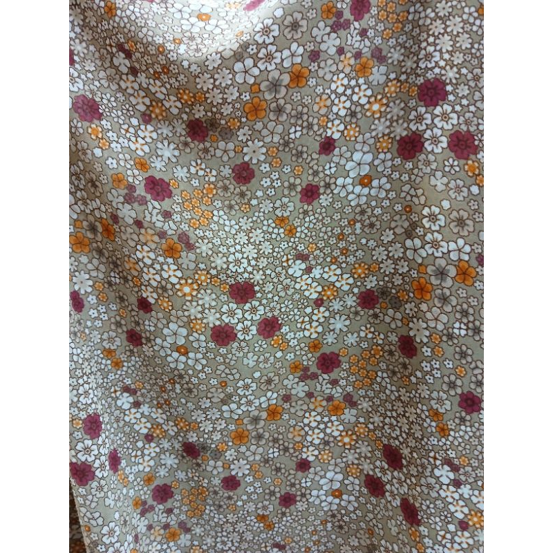 Kain/Bahan Ceruty motif premium//Bahan cerutybabydoll motif kembang//kain ceruti meteran//Ceruti mot