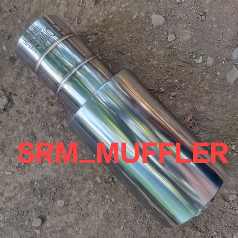 Knalpot Mobil Omega Titan Bass Kering/Adem Full Stainless Brio Jazz Agya Ayla Yaris Calya Sigra Avan