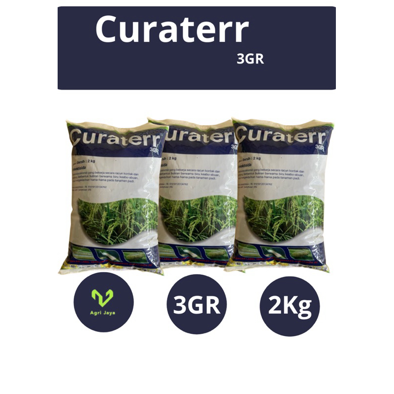 Insektisida curater 3gr netto 2kg
