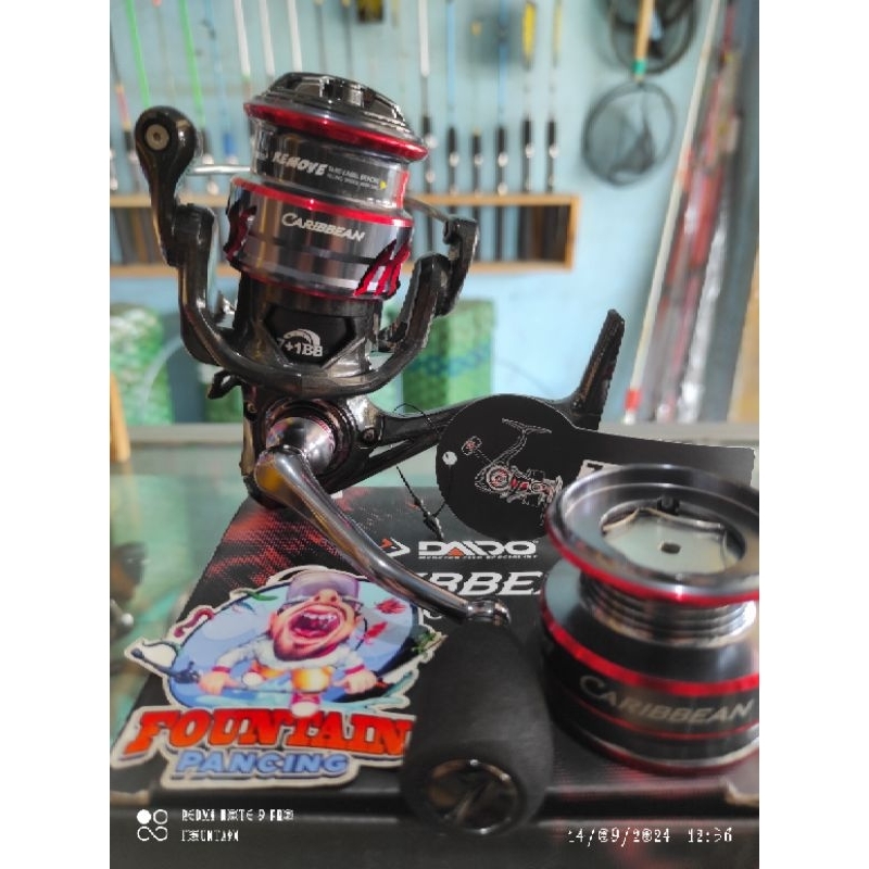 Reel Pancing Spinning DAIDO CARIBBEAN 1000 Power Handle
