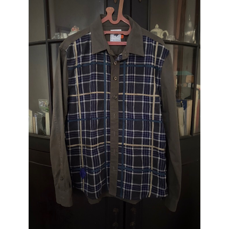 kemeja stussy outdoor flanel bekas