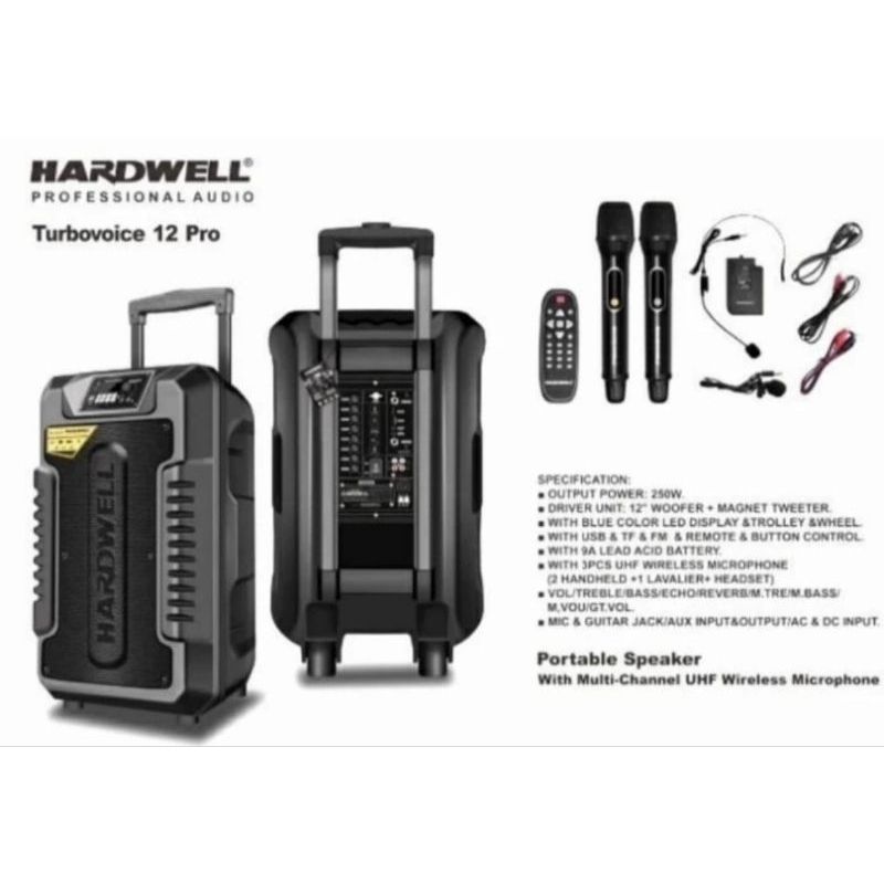 Speaker Portable Meeting Hardwell TURBOVOICE 12 PRO
