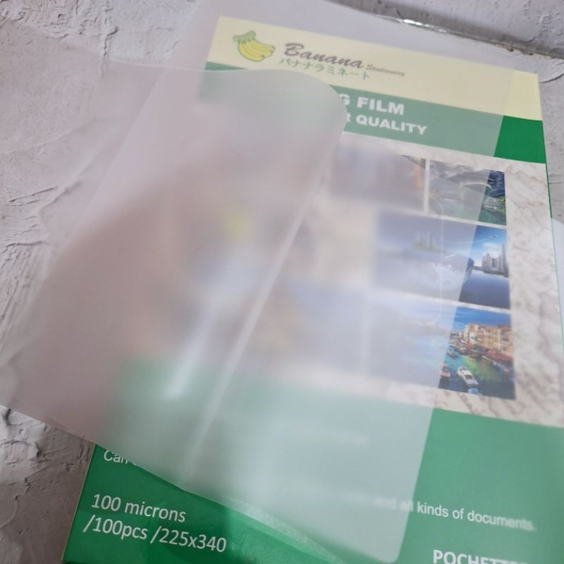 

Laminating Banana F4