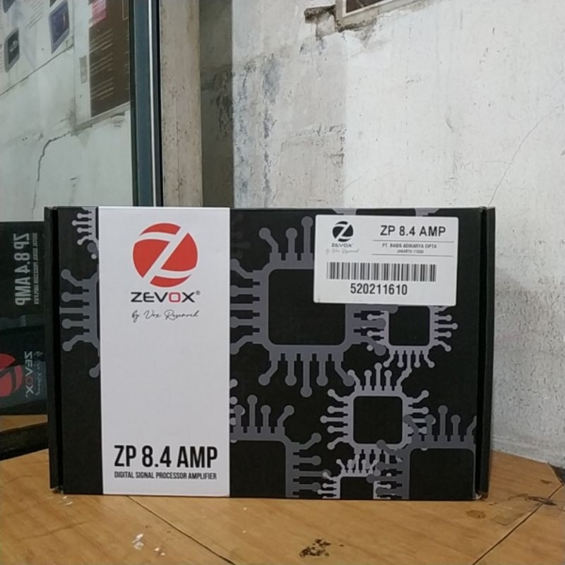 Digital Signal Processor Zevox ZP 8.4 AMP - Amplifier Zevox ZP 8.4 AMP - Zevox ZP 8.4 SDP AMP