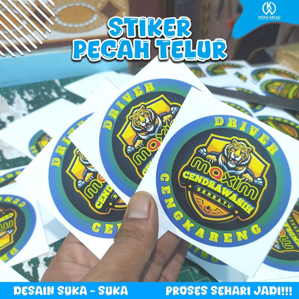 

STIKER PECAH TELUR A3 INCLUDE KISS CUTT